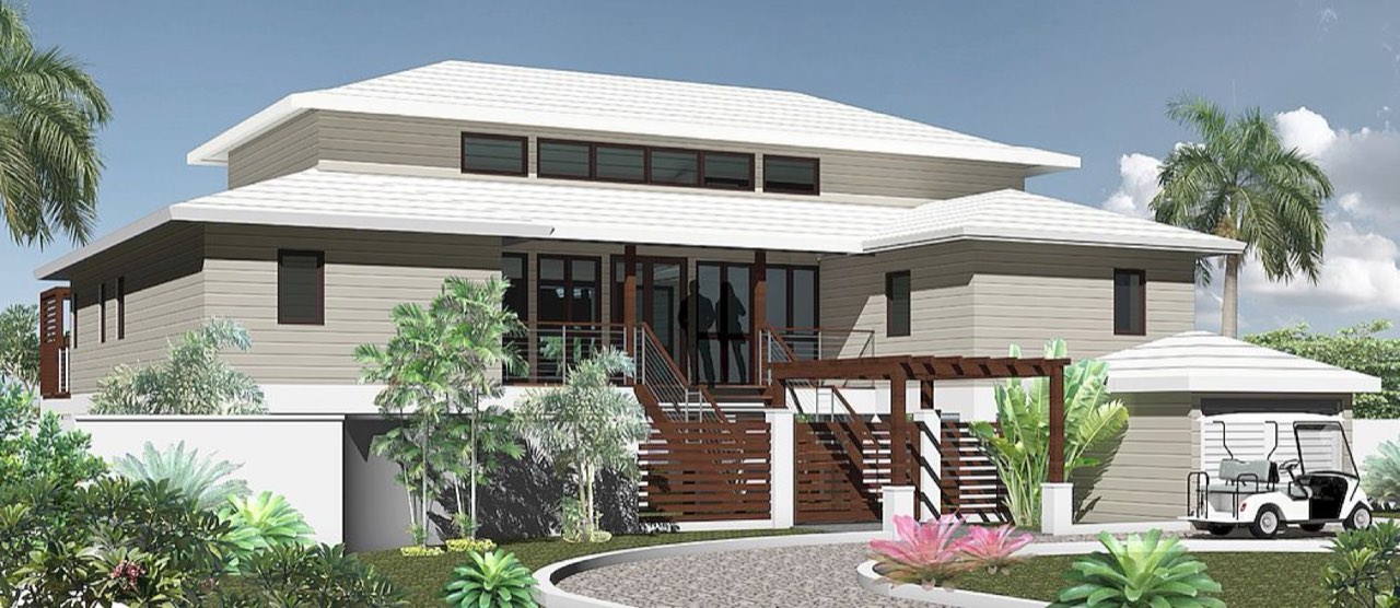 Boat Harbor Villa — render — entrance