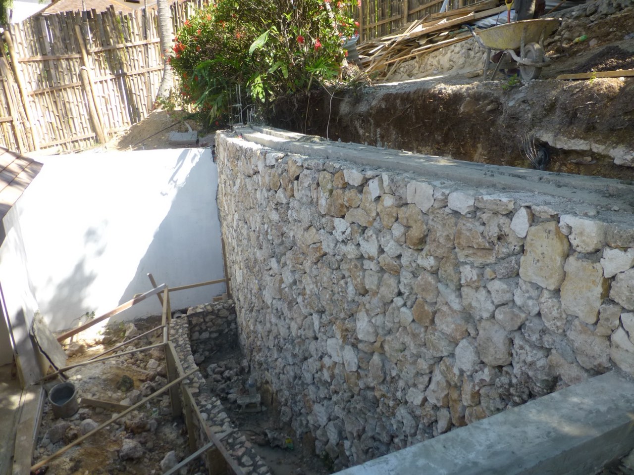 Stormwater Drainage and Earthworks Assessments — retaining wall